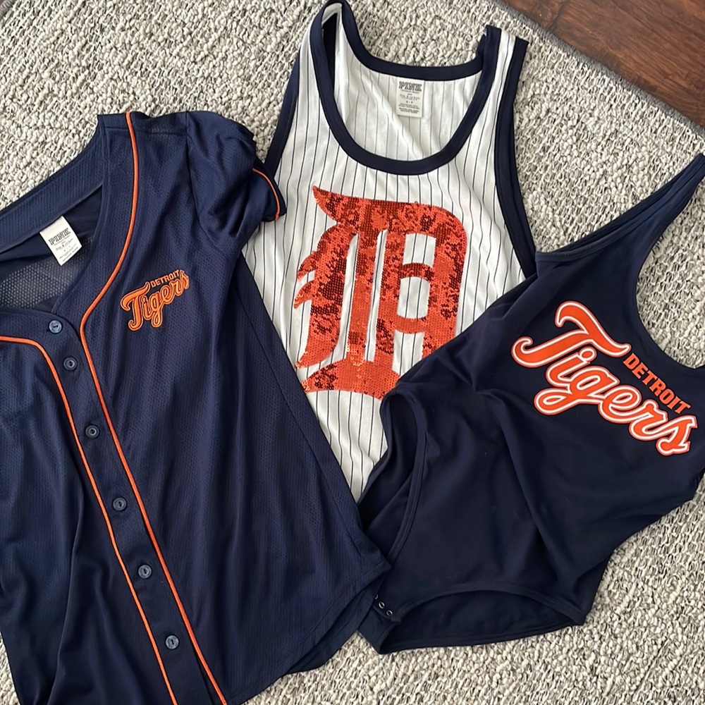 Detroit tigers jersey/tanks